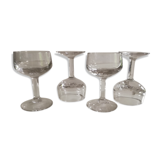 Lot de 4 verres bistrot