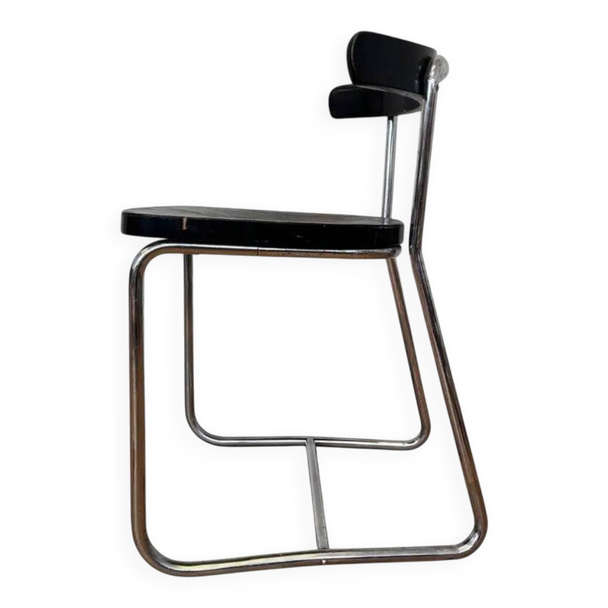 Émile Guillot - Thonet - Model B257 chrome bauhaus chair