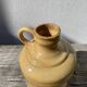 Antique glazed terracotta jug vase