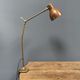Industria Rotterdam clamp lamp made of brass and copper from the 1930s