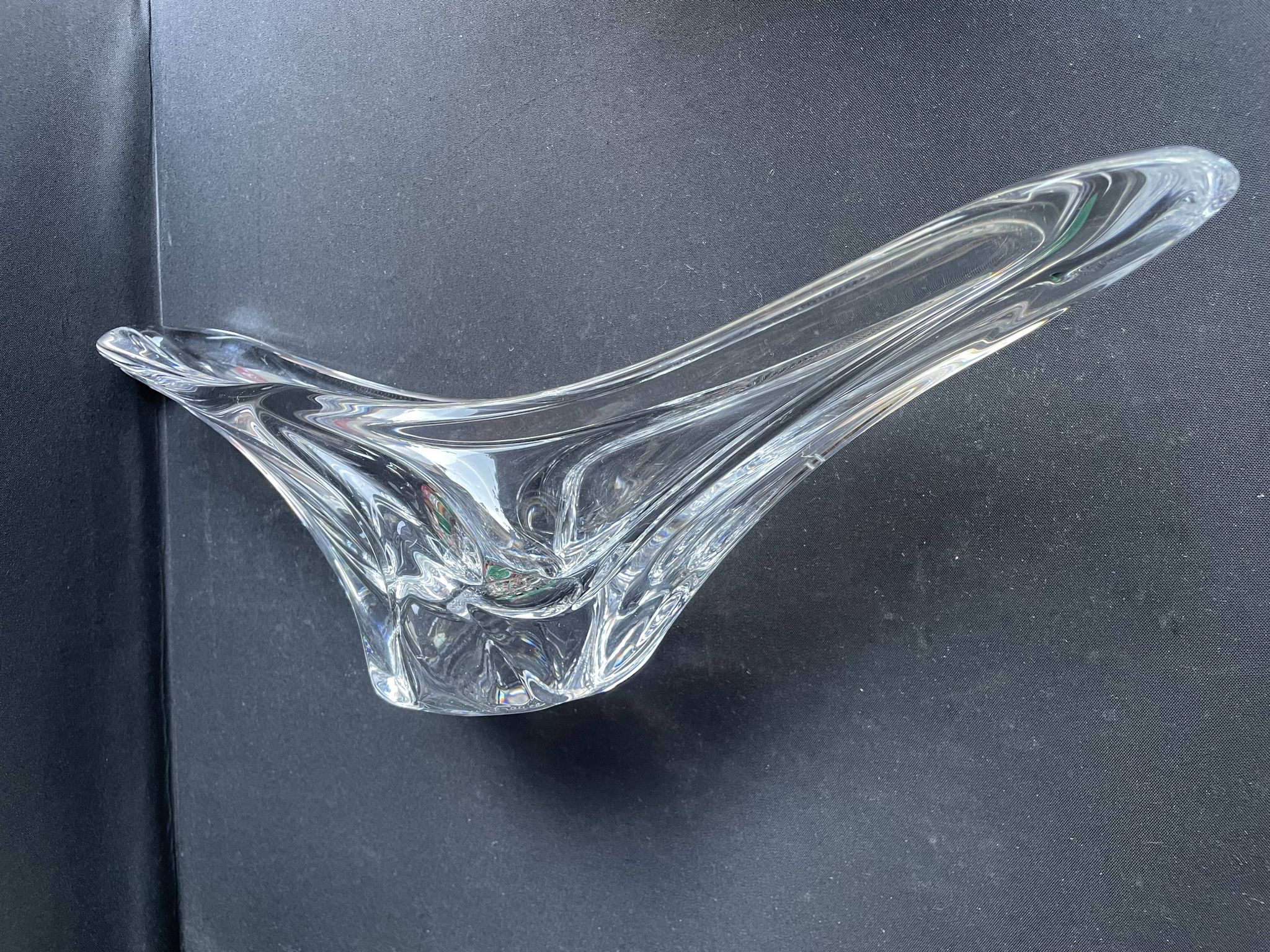 Coupe en cristal de Daum, France