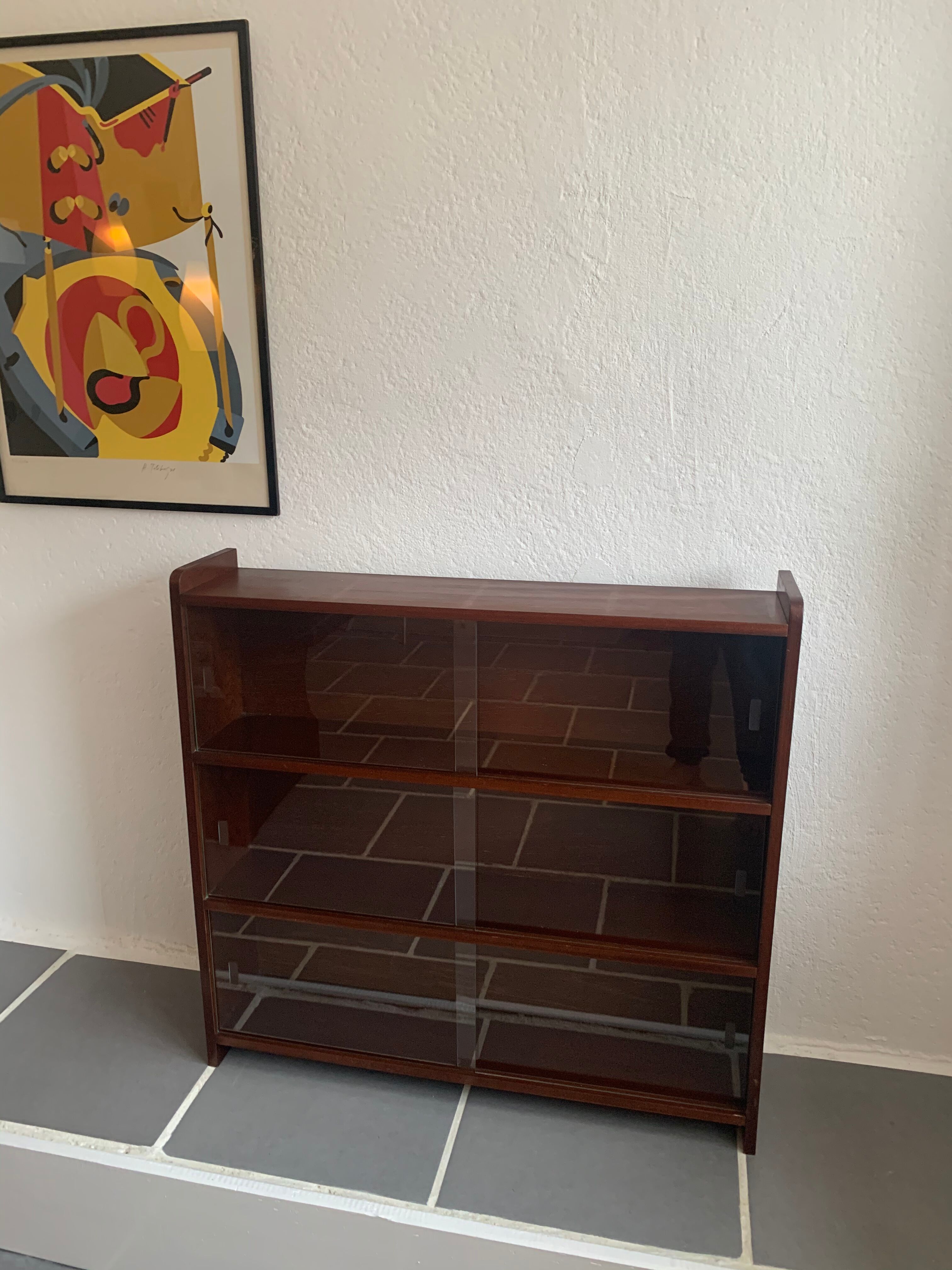 Vintage wood library 50s