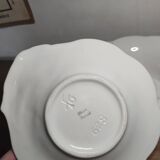 Ceramic and slip asparagus plate and drainer