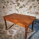 French vintage cherry wood table, circa 1920–1940.