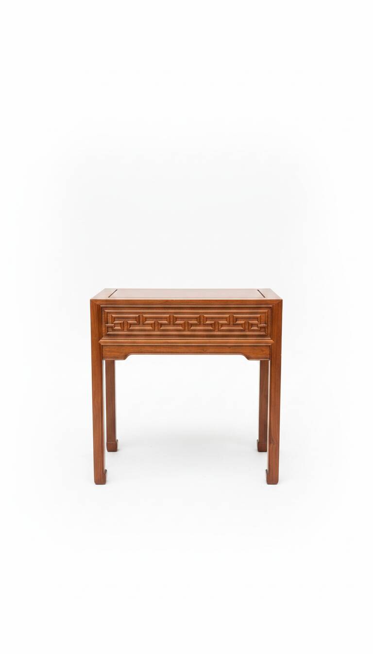 Vintage Chinoiserie Side Table or Console, 1980s