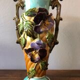 Duo of vases in ancient dabbling
