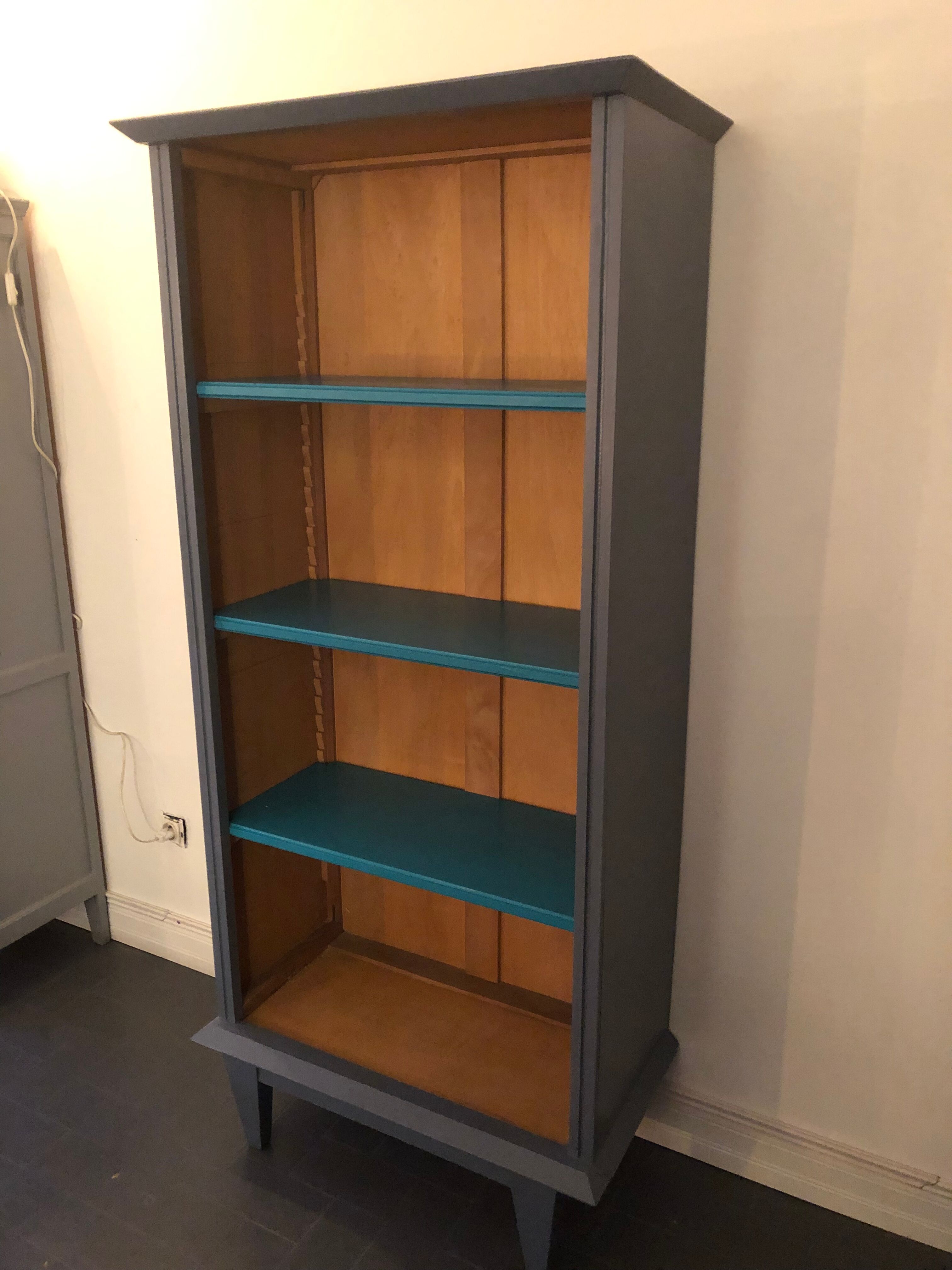 Bibliothèque vaisselier vintage