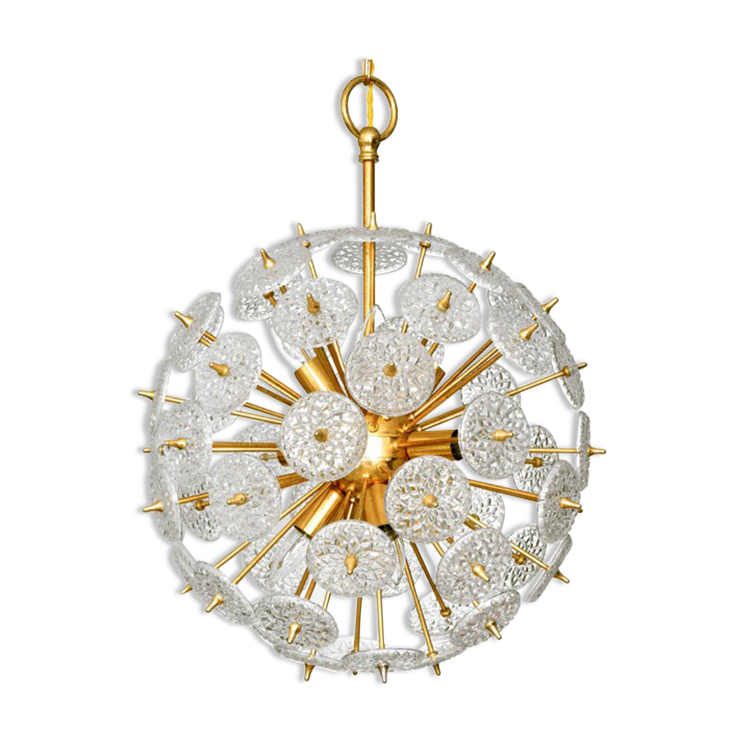 Chandelier Sputnik of Emil Stenjar of the 1960s