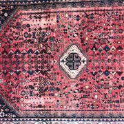 Abadeh rug Persian hand made vintage