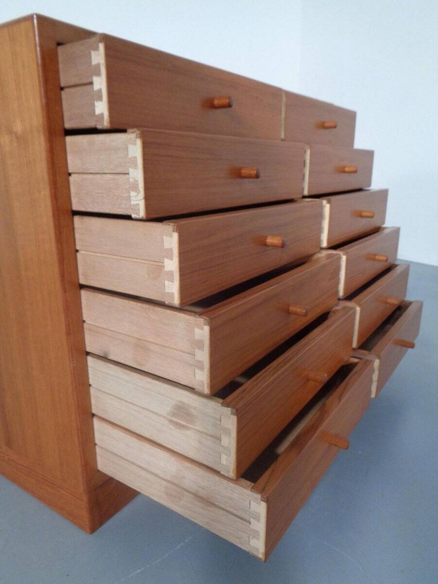 Danish Teak Chest of Drawers, 1960s