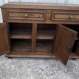 Country-style sideboard in solid oak – 18th century