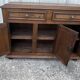 Country-style sideboard in solid oak – 18th century