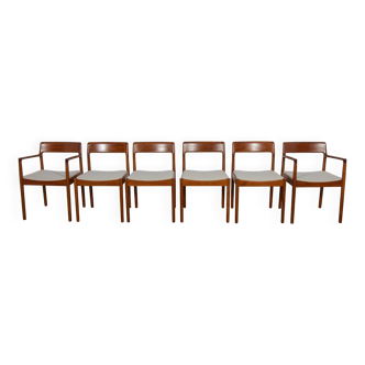 Mid-Century Teak Dining Chairs by Johannes Nørgaard for Nørgaards Møbelfabr