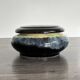 Antique enamelled ceramic box signed alpho
