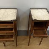 Pair of Louis XVI Style Bedside Tables