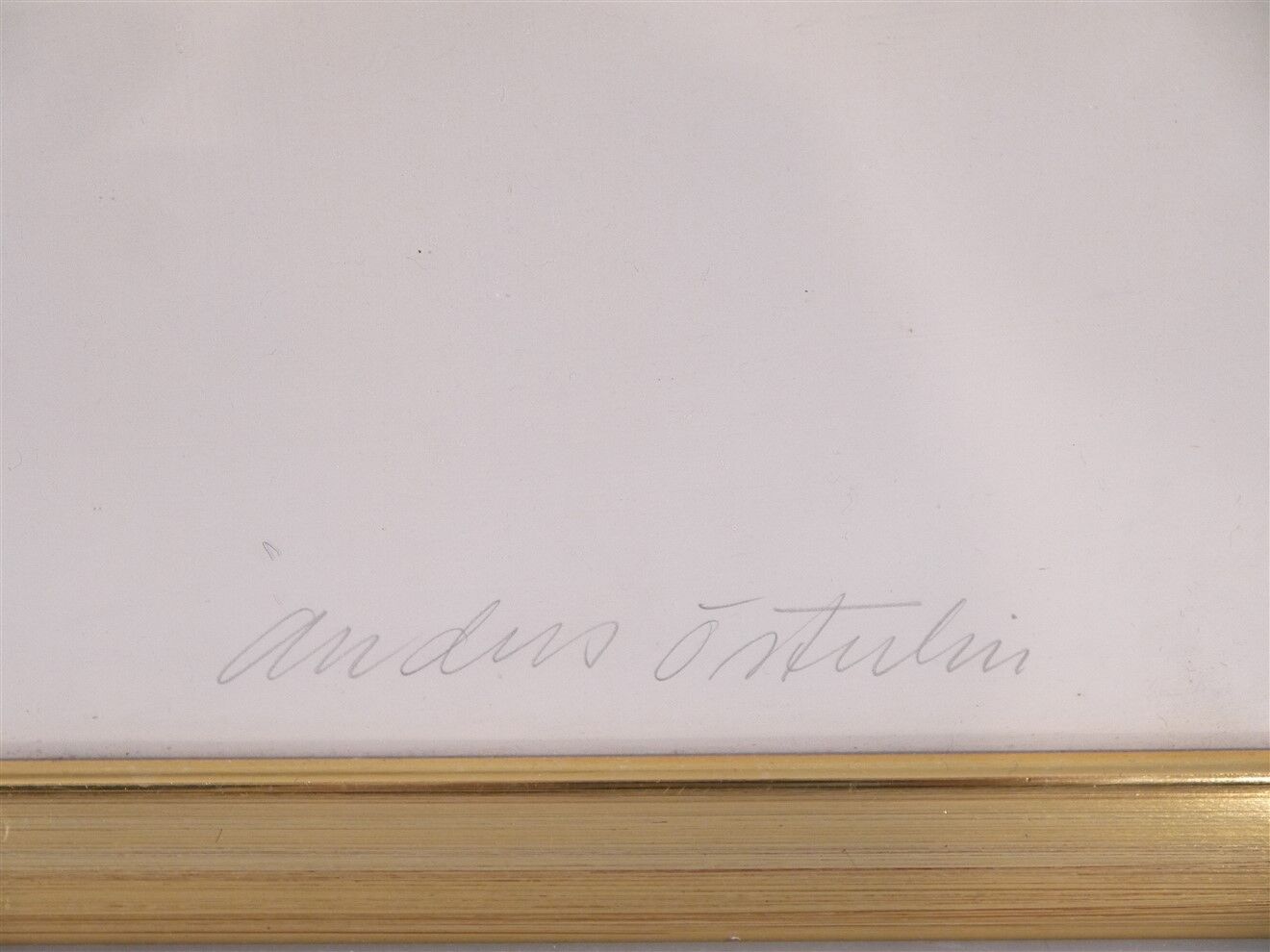 Vintage serigraphy by Anders Osterlin