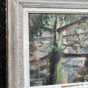Rare antique double-sided painting – oil landscapes