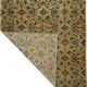 Vintage Turkish Oushak rug, floral beige and green, 263 x 158 cm.