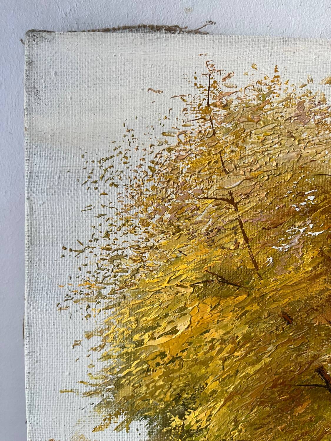 Autumn Flower Meadow, Ukraine, oil on canvas, signed