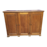 Old oak craft cabinet with 3 doors + drawers inside