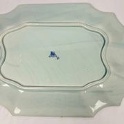 Gien, vegetable dish, soup tureen and its lid in fine earthenware, Rouen decoration.
