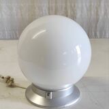 Opaline globe ceiling/wall light - mid. 20th century
