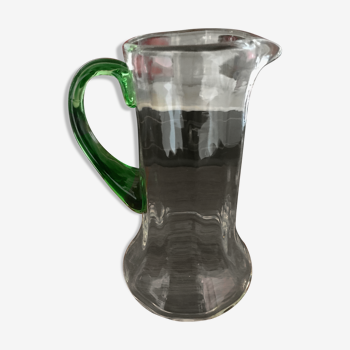 Vintage glass pitcher