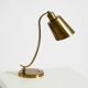 Beautiful, rare, large, heavy mid-century modern brass table lamp