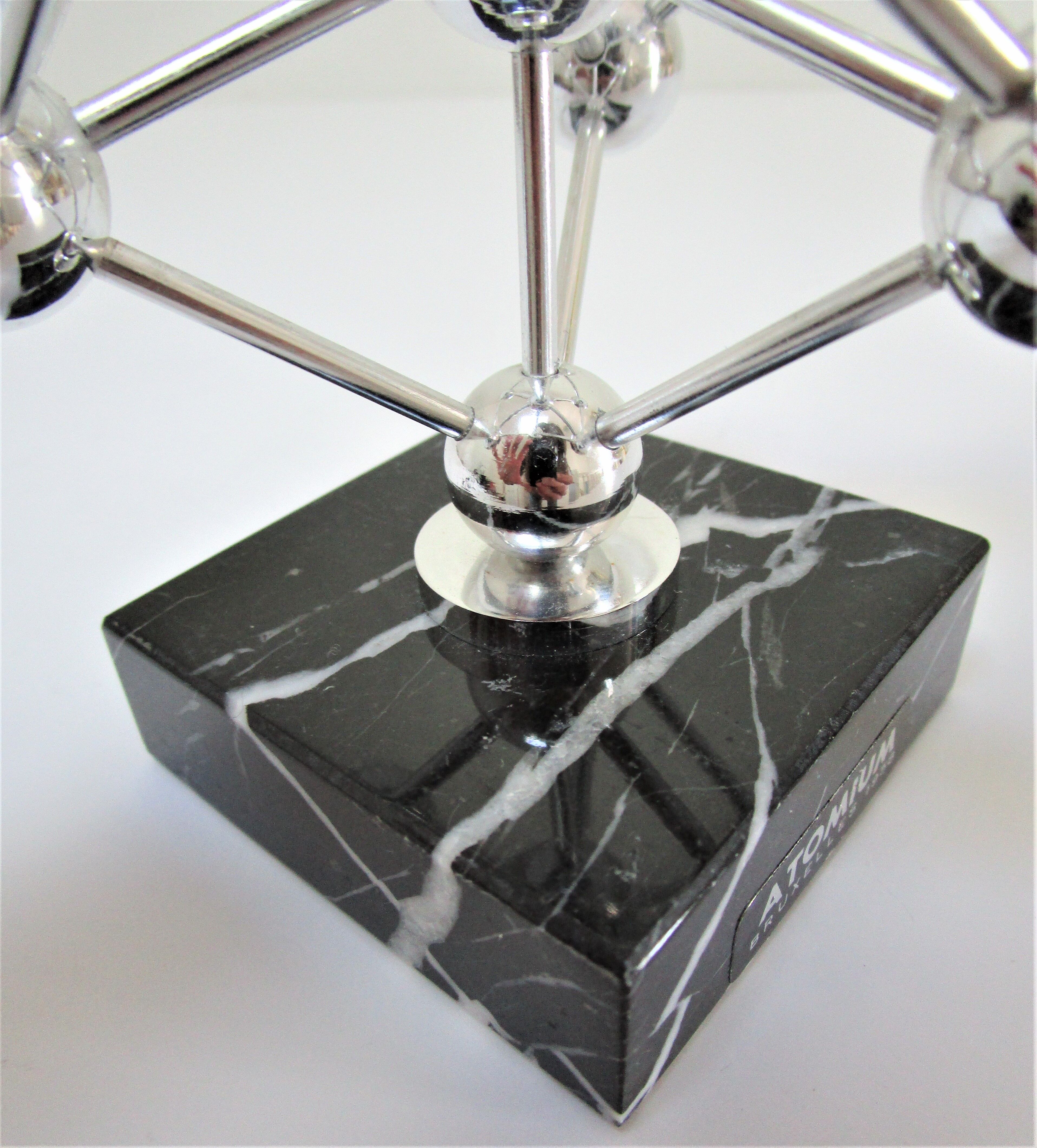 Clipboard atomium brussels metal marble vintage design
