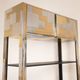 Paul Evans Cityscape Brass and Stainless Steel Bookcase, First Series, 1971
