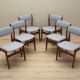Ensemble de six chaises en teck, design danois, années 1970, fabrication : Nova