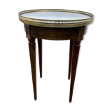 Marble bouillotte table