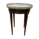 Marble bouillotte table
