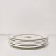6 Sarreguemines earthenware dessert plate with flowers, Armelle model