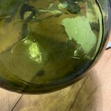 Demijohn capacity 20 liters green glass