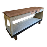Vintage draper's table / Kitchen island – 1930s