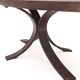 Brutalist oval table
