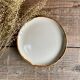 6 stoneware dessert plates