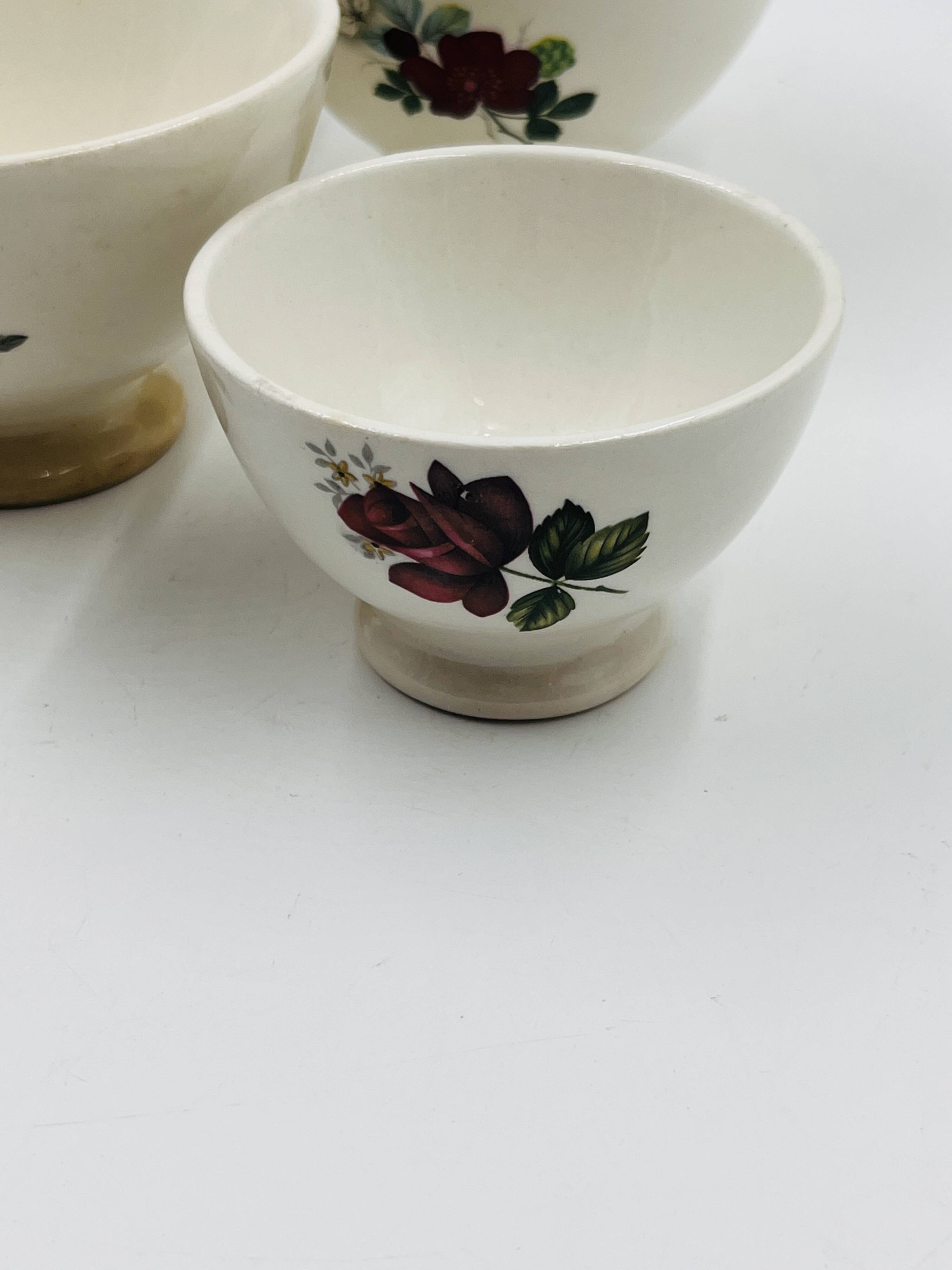 Set of 5 Boch Frères Keramis bowls
