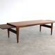 table basse vintage | table basse | années 60 | bois de rose