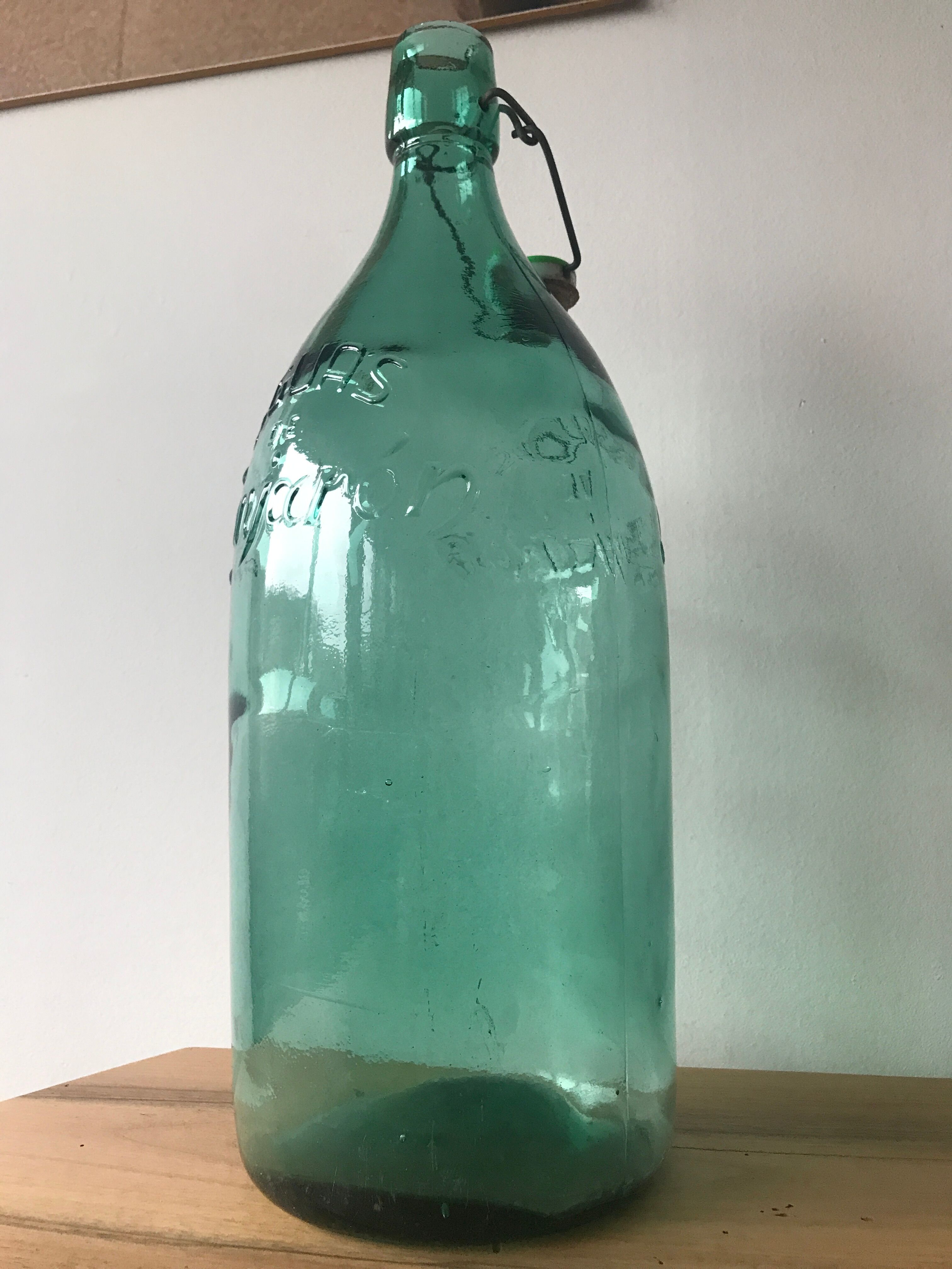 Old bottle Aguas de Lanjarón