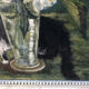 Tableau 1932 "le chat aux dahlias"