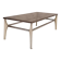 Italian coffee table metal & smoked glass ca 1970