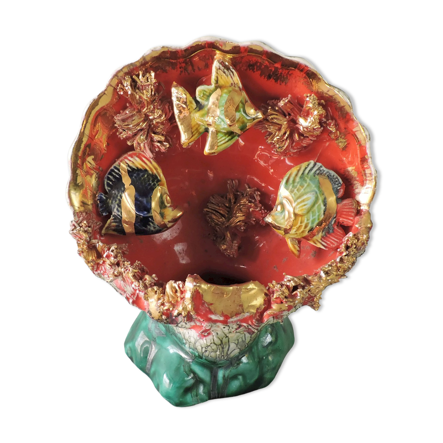 Vintage lamp Vallauris style France 50s