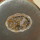 Norwegian Pewter lid box with bear knob by PA Lie, Oslo 1950s