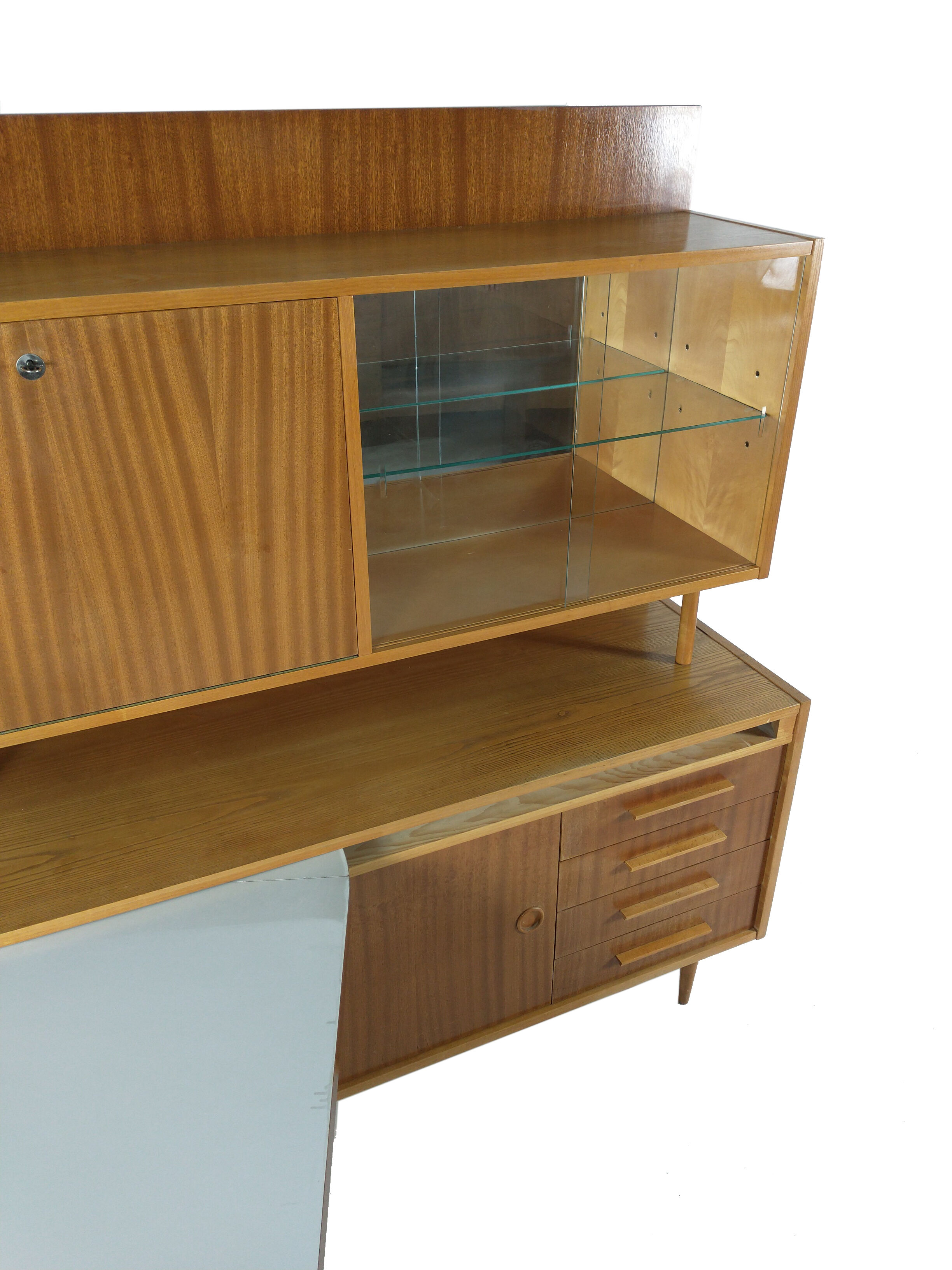 Vintage sideboard & desk, 1970s