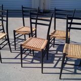 wood and rope chair