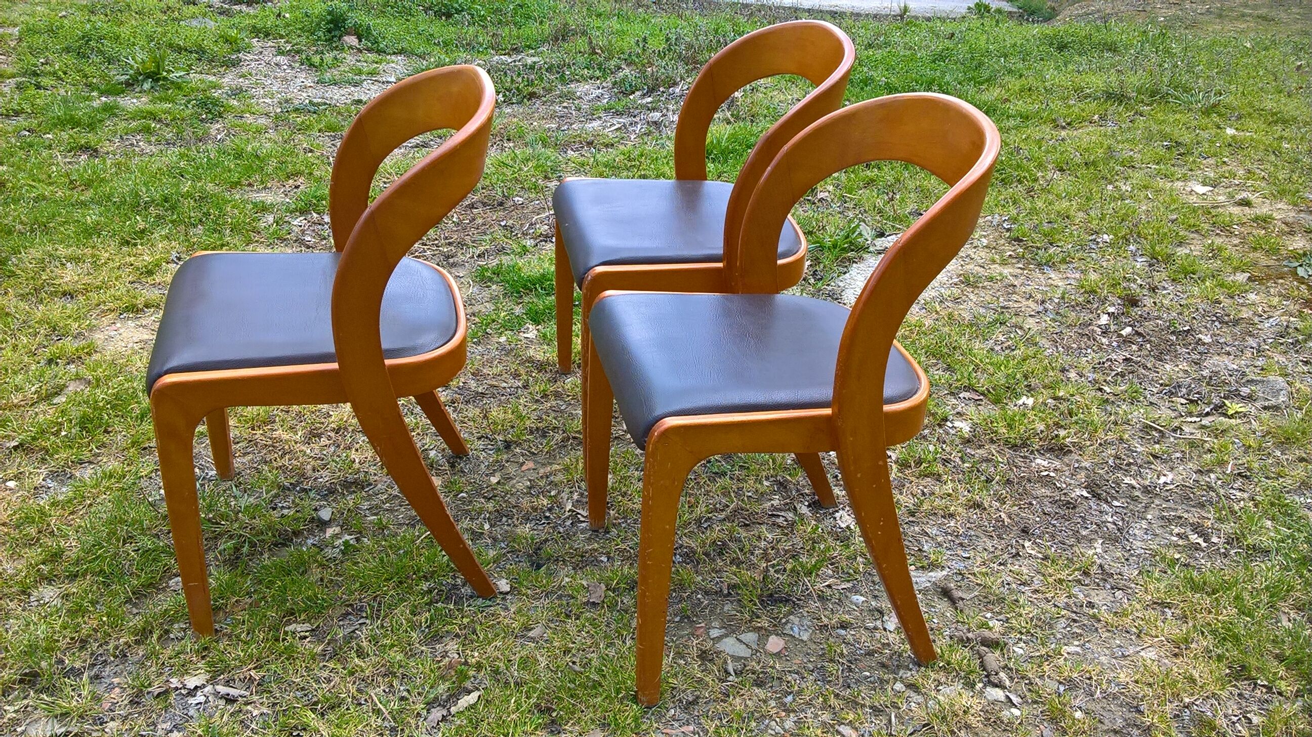 Baumann chairs in leatherette