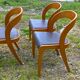 Chaises Baumann en skaï