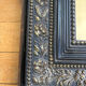 Miroir Louis Philippe noir et doré